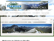 Tablet Screenshot of idahoanrealty.com